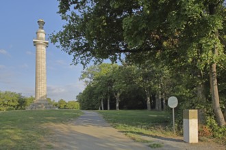 Constitution column built in 1821 and memorial to the Bavarian constitution of 1818, solitary