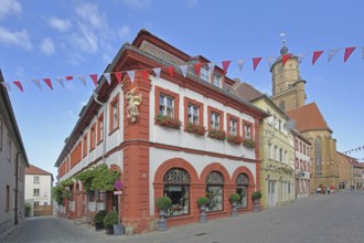 Prince-Bishop's Official Winery and St Bartholomew's, church, historic building, Volkach, Lower