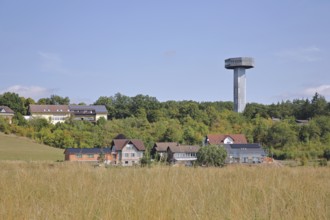 Bayernturm built in 1966 as a border tower on the inner-German border with the GDR, watchtower,