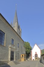 St Michael's Church and Anna Chapel, Zeil am Main, Lower Franconia, Franconia, Bavaria, Germany