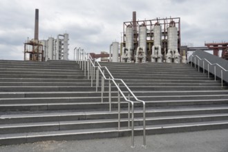 Chemical plant on the site of the coking plant, Zollverein Coal Mine Industrial Complex, UNESCO