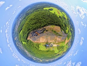 Aerial photo, Lanwehr Quarry Am Langen Stück, Riding and Driving Club Arnsberg und Umgebung e.V.