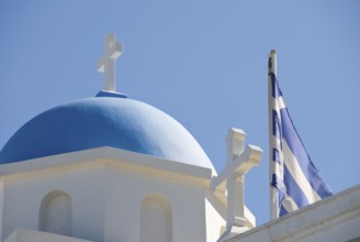 Greek Orthodox church on the Cyclades island of Paros, Cyclades, Paroikia, Paros, Greece