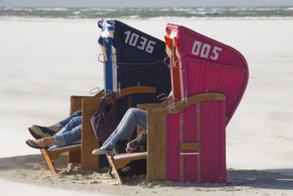 Pure enjoyment of the last rays of sunshine of the year on the beach of Norddorf on the North
