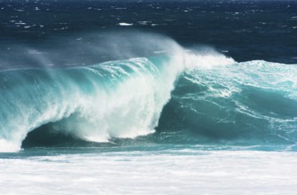 Powerful waves at Bajo del Corral on the Canary Island of La Graciosa, Canary Islands, La Graciosa,