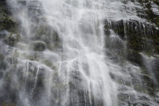 Waterfall, detail photo, New Zealand