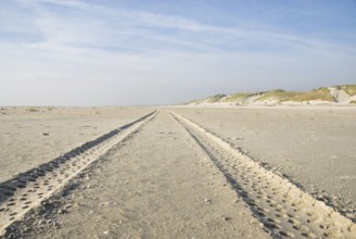 Impressions of the beach in the village of Süddorf on the North Frisian island of Amrum, Amrum,
