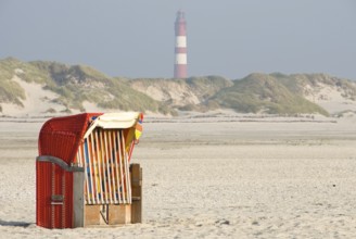 Impressions of the beach in the village of Süddorf on the North Frisian island of Amrum, Amrum,