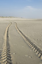 Impressions of the beach in the village of Süddorf on the North Frisian island of Amrum, Amrum,