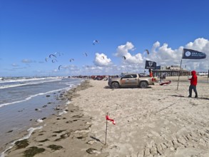 California kitesurfing Masters 2025 on the edge of the Wadden Sea UNESCO World Heritage Site, North