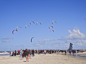 California kitesurfing Masters 2025 on the edge of the Wadden Sea UNESCO World Heritage Site, North