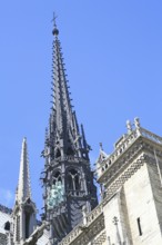 The crossing tower of Notre-Dame Cathedral, Paris, France