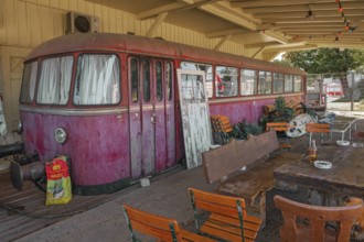 A rail bus from the 1950s is being renovated at the Spatz youth centre, Kisslegg, Allgäu,