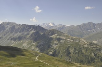 Mountain panorama of Savoy near Valloire