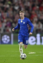 Cole Palmer Chelsea FC The Blues (10) on the ball Champions League, Allianz Arena, Munich, Bavaria,