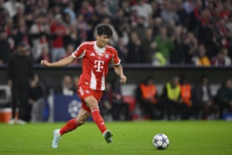 Min-jae Kim FC Bayern Munich FCB (03) Action on the ball Champions League, Allianz Arena, Munich,