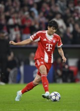 Min-jae Kim FC Bayern Munich FCB (03) Action on the ball Champions League, Allianz Arena, Munich,