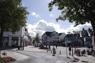 Winterberg, market square, lower gate, town centre, Hochsauerland, North Rhine-Westphalia, Germany,