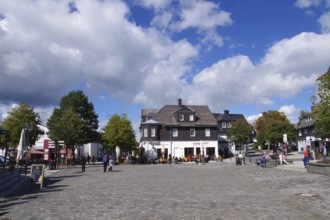 Winterberg, market square, lower gate, town centre, Hochsauerland, North Rhine-Westphalia, Germany,