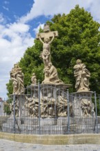Crucifixion Group, Upper Bridge, Old Town, UNESCO World Heritage Site, Bamberg, Upper Franconia,