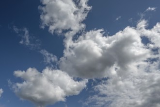 Cluster clouds (cumulus), Bavaria, Germany