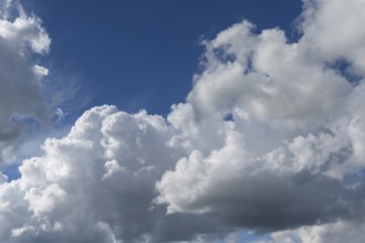 Cluster clouds (cumulus), Bavaria, Germany