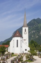 Parish Church of the Precious Blood, Marquartstein, Chiemgau, Upper Bavaria, Bavaria, Germany