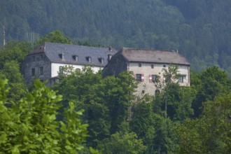 Marquartstein Castle, Marquartstein, Chiemgau, Upper Bavaria, Bavaria, Germany