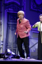 Christoph Marti (Merkel) at the photo rehearsal for Miss Merkel - Murder in the Uckermark at the