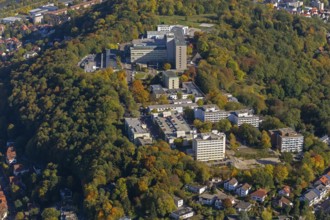 Winterbergkrankenhaus Saarbrücken, Saarbrücken, Saarland, Germany, Europe, aerial view, birds-eyes