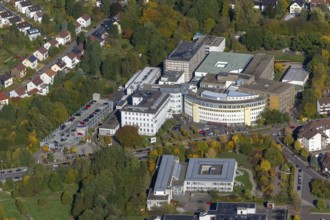 Caritasklink St. Theresia, hospital, Saarbrücken, Saarland, Germany, Europe, aerial photo,