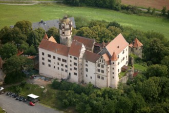 Ronneburg, Germany, Europe, aerial view, birds-eyes view, aerial photography, aerial photography,