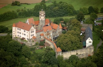 Ronneburg, Germany, Europe, aerial view, birds-eyes view, aerial photography, aerial photography,