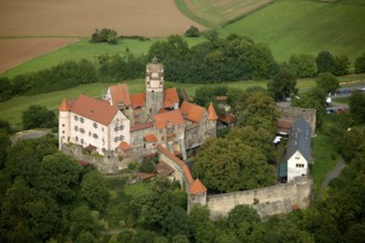 Ronneburg, Germany, Europe, aerial view, birds-eyes view, aerial photography, aerial photography,