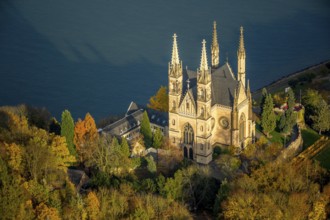 Apollinaris Church, place of worship, Apollinaris slope, on the Rhine, Remagen, Rhine Valley,