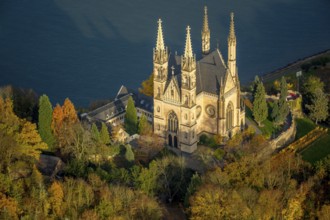 Apollinaris Church, place of worship, Apollinaris slope, on the Rhine, Remagen, Rhine Valley,