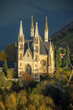 Apollinaris Church, place of worship, Apollinaris slope, on the Rhine, Remagen, Rhine Valley,