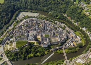 Renaissance castle Weilburg, Weilburg castle, baroque castle, old town hall and castle church with