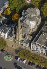 Großer Markt, St. Ludwig Catholic Church, city centre, Saarlouis, Saarbrücken, Saarland, Germany,
