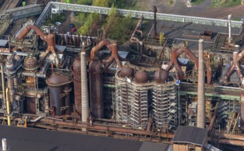 Völklinger Hütte, World Heritage Site, blast furnaces, blast furnace, former steelworks,
