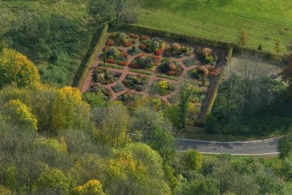 Dagstuhl Castle Garden, Dagstuhl Ruins next to the Leibniz Centre for Informatics, Wadern,