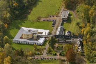 Ruin Dagstuhl next to the Leibniz Centre for Informatics, Wadern, Saarbrücken, Saarland, Germany,
