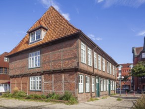 Historic half-timbered house in the historic centre of Harburg, Harburg, Hamburg, Germany