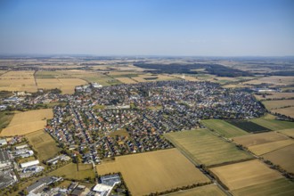 Aerial view, local view, Anröchte, Soest district, North Rhine-Westphalia, Germany, DE, Europe,