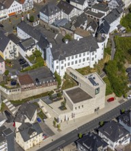 Aerial view, Sauerland-Museum am Alter Markt, Arnsberg, Sauerland, Hochsauerlandkreis, North