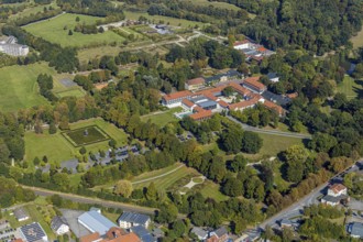 Aerial view, Gräflicher Park Health & Balance Resort, Bad Driburg, East Westphalia-Lippe, North