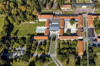 Aerial photo, Gräflicher Park Health & Balance Resort, Bad Driburg, East Westphalia-Lippe, North