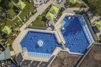 Aerial view, Börde Therme Bad Sassendorf, Sassendorf, Bad Sassendorf, Soest district, North