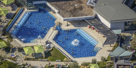 Aerial view, Börde Therme Bad Sassendorf, Sassendorf, Bad Sassendorf, Soest district, North