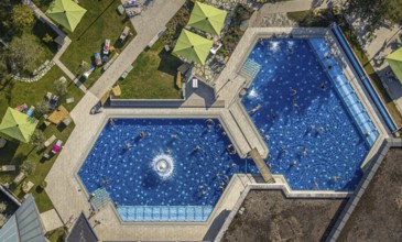 Aerial view, Börde Therme Bad Sassendorf, Sassendorf, Bad Sassendorf, Kreis Soest, North